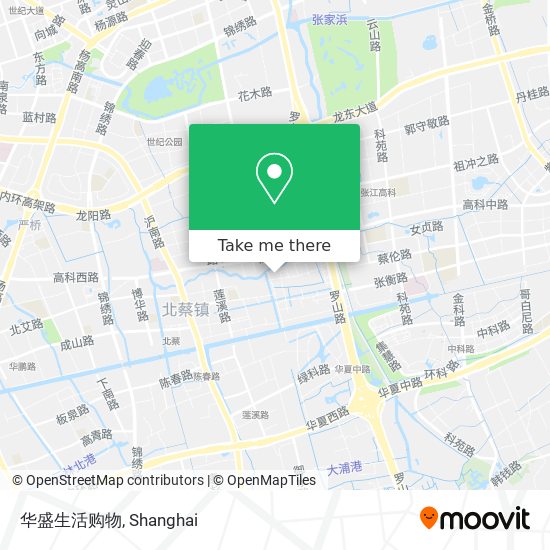 华盛生活购物 map