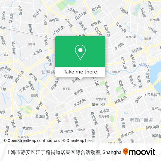 上海市静安区江宁路街道居民区综合活动室 map