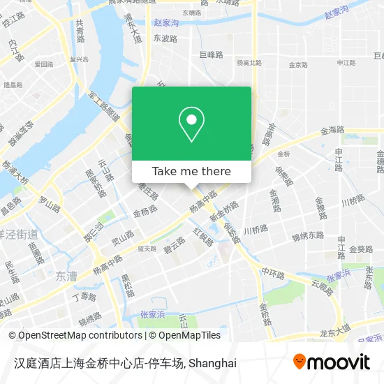 汉庭酒店上海金桥中心店-停车场 map