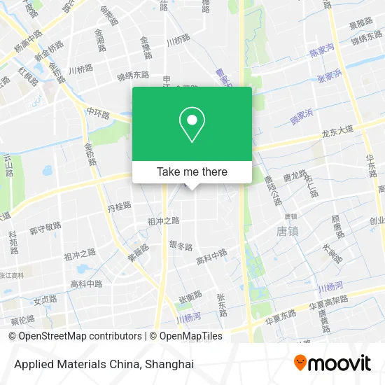 Applied Materials China map