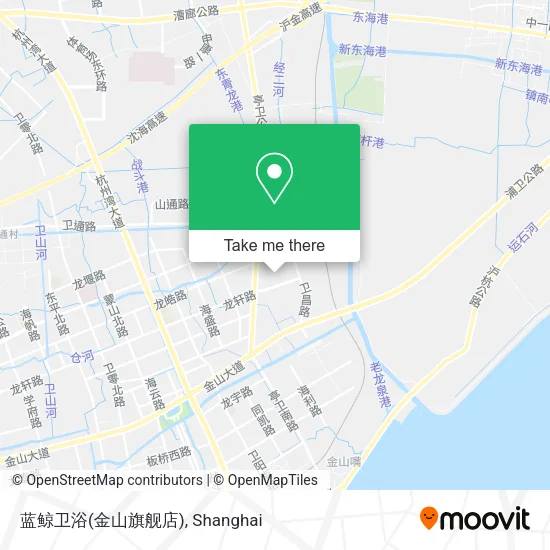 蓝鲸卫浴(金山旗舰店) map