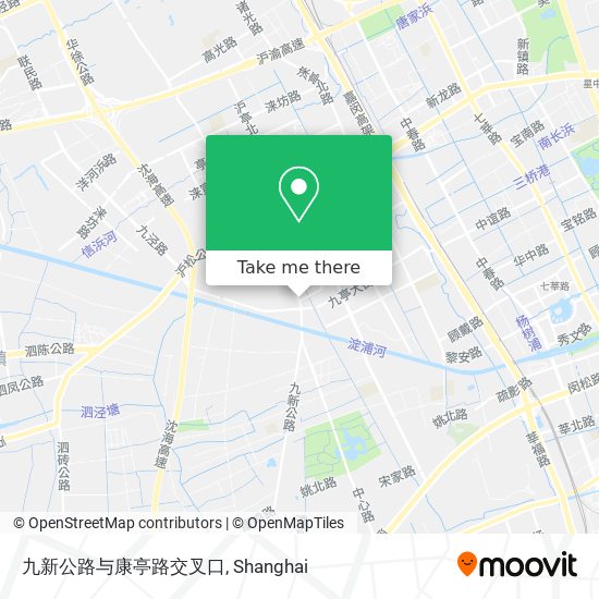 九新公路与康亭路交叉口 map