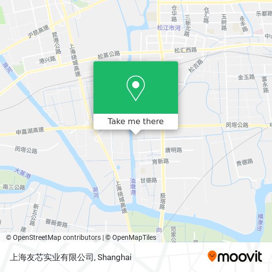 上海友芯实业有限公司 map