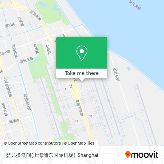 婴儿换洗间(上海浦东国际机场) map