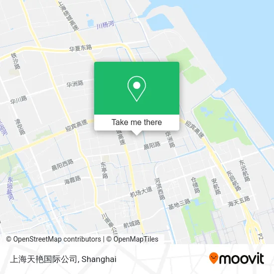 上海天艳国际公司 map