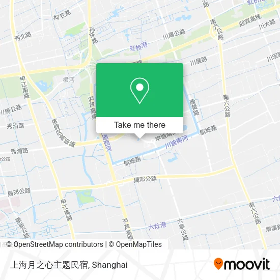 上海月之心主题民宿 map