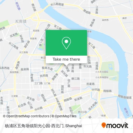 杨浦区五角场镇阳光心园-西北门 map