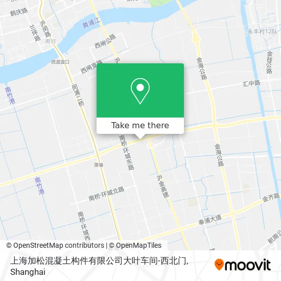上海加松混凝土构件有限公司大叶车间-西北门 map