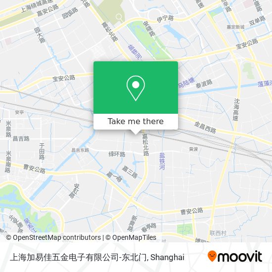 上海加易佳五金电子有限公司-东北门 map