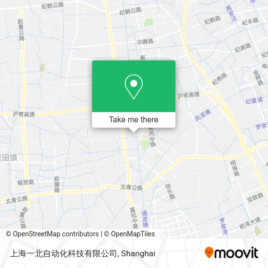 上海一北自动化科技有限公司 map