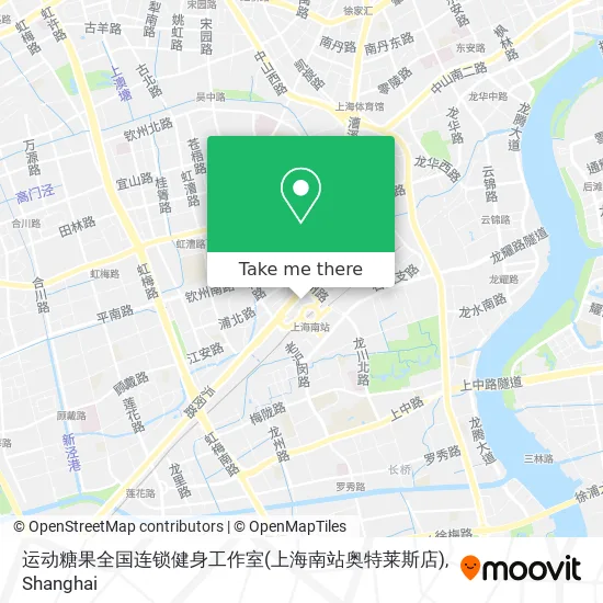 运动糖果全国连锁健身工作室(上海南站奥特莱斯店) map