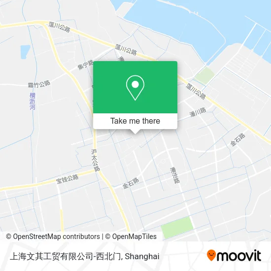 上海文其工贸有限公司-西北门 map