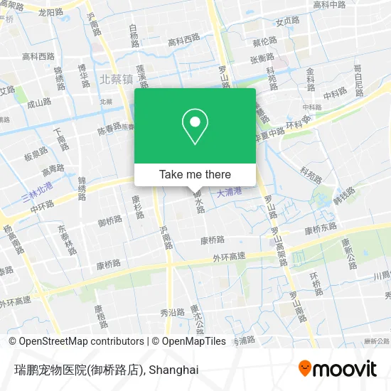 瑞鹏宠物医院(御桥路店) map