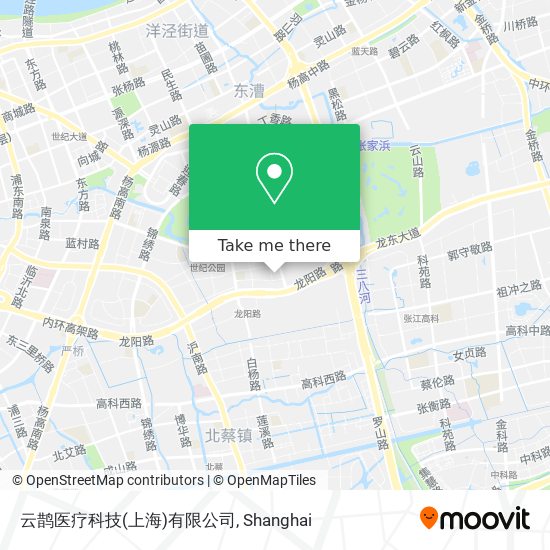 云鹊医疗科技(上海)有限公司 map