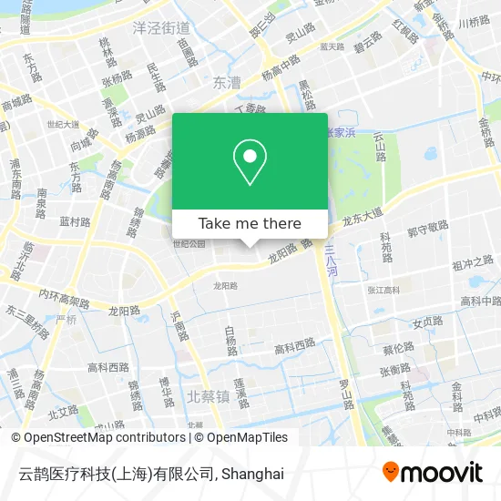 云鹊医疗科技(上海)有限公司 map
