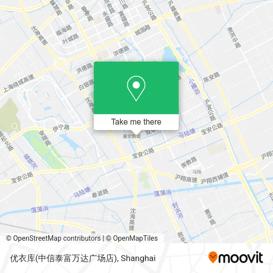 优衣库(中信泰富万达广场店) map