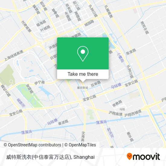 威特斯洗衣(中信泰富万达店) map