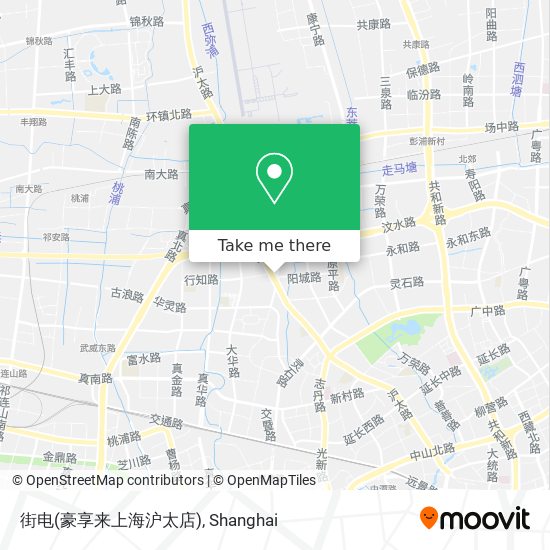 街电(豪享来上海沪太店) map