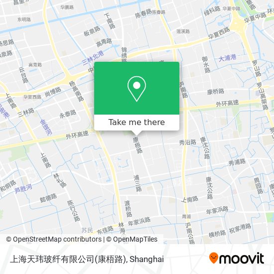 上海天玮玻纤有限公司(康梧路) map