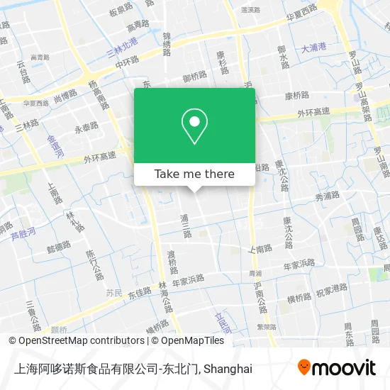 上海阿哆诺斯食品有限公司-东北门 map