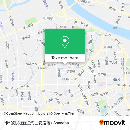 卡柏洗衣(新江湾国安路店) map