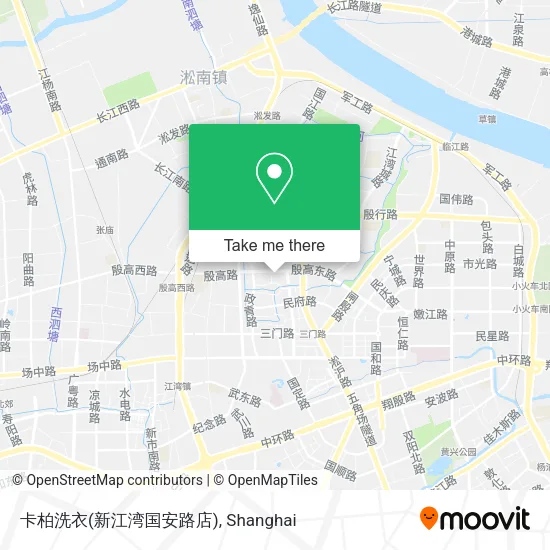 卡柏洗衣(新江湾国安路店) map