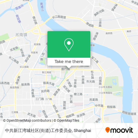 中共新江湾城社区(街道)工作委员会 map