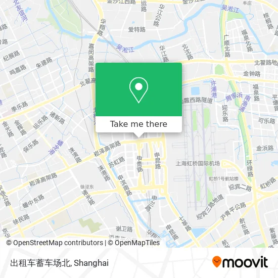 出租车蓄车场北 map