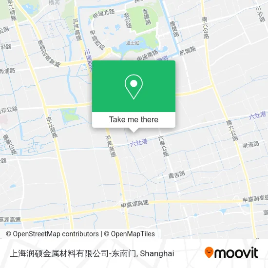 上海润硕金属材料有限公司-东南门 map