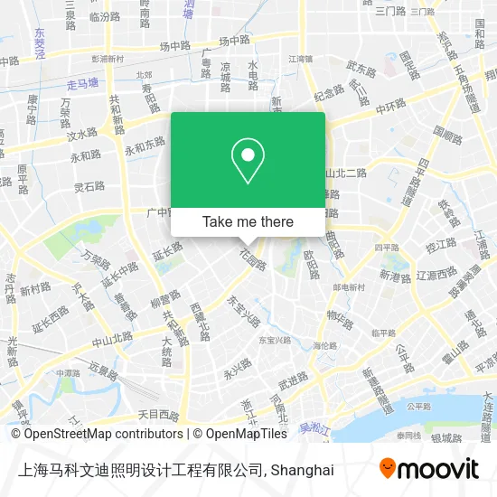 上海马科文迪照明设计工程有限公司 map