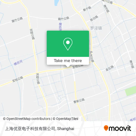上海优亚电子科技有限公司 map