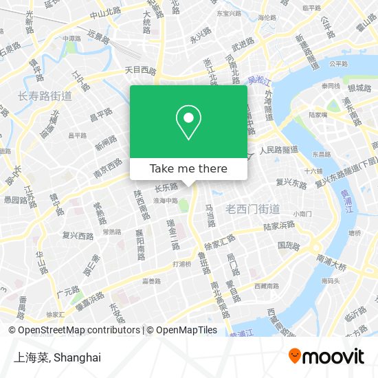 上海菜 map