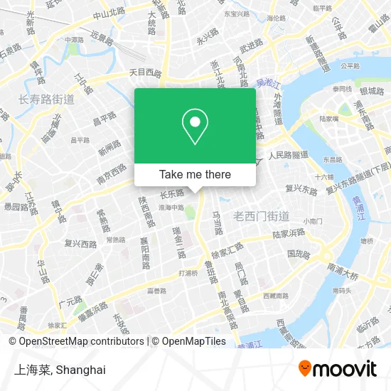 上海菜 map