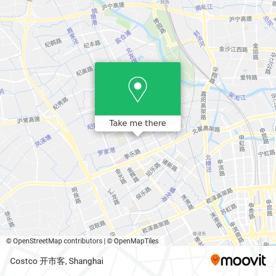 Costco 开市客 map