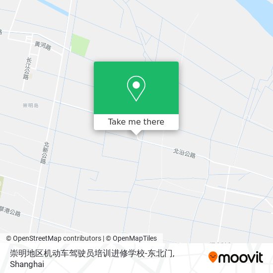 崇明地区机动车驾驶员培训进修学校-东北门 map