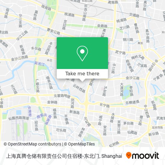 上海真腾仓储有限责任公司住宿楼-东北门 map