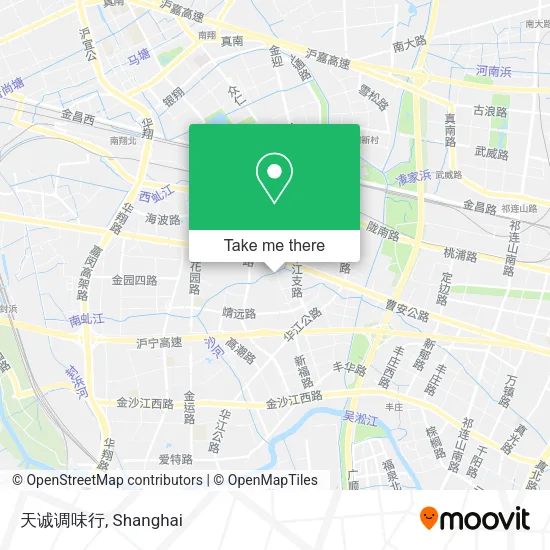 天诚调味行 map