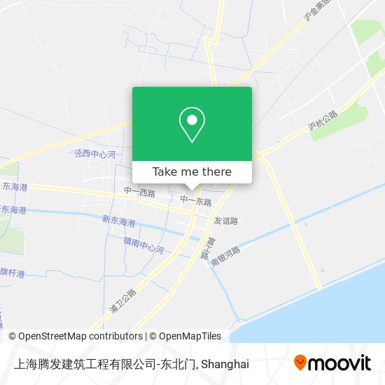 上海腾发建筑工程有限公司-东北门 map