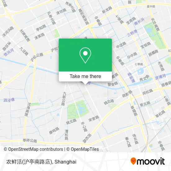 农鲜活(沪亭南路店) map