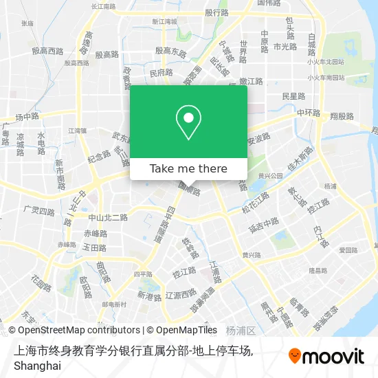 上海市终身教育学分银行直属分部-地上停车场 map