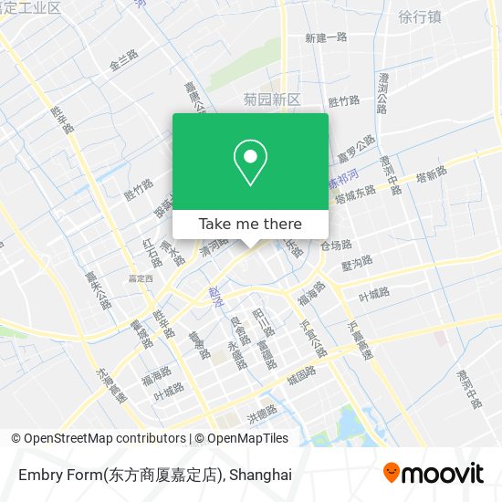 Embry Form(东方商厦嘉定店) map