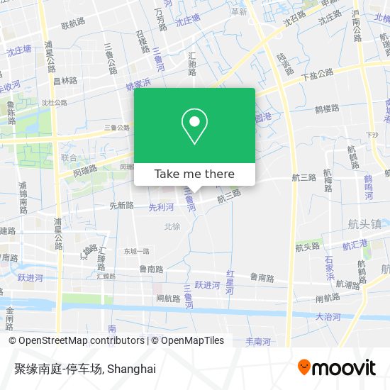 聚缘南庭-停车场 map