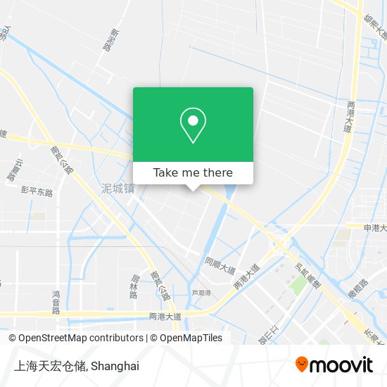 上海天宏仓储 map