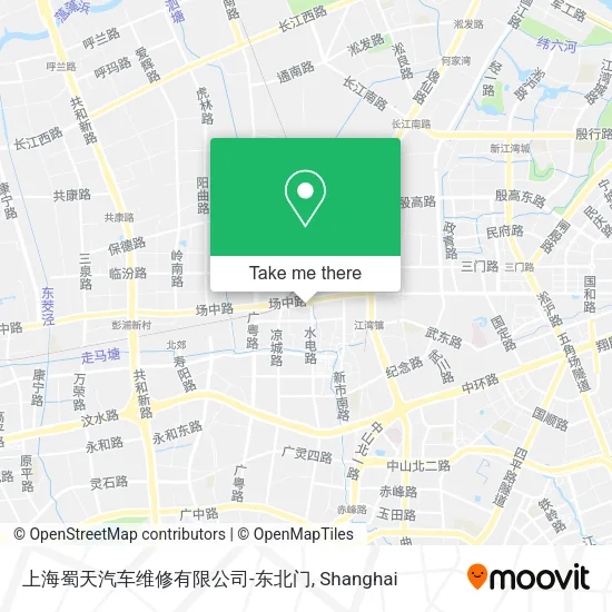 上海蜀天汽车维修有限公司-东北门 map