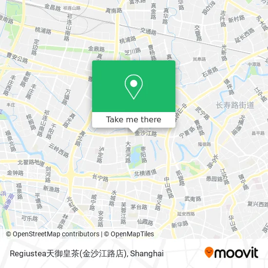 Regiustea天御皇茶(金沙江路店) map
