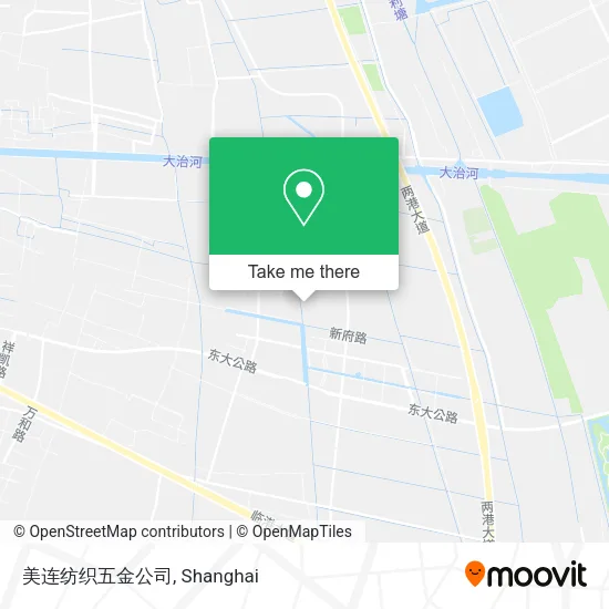 美连纺织五金公司 map