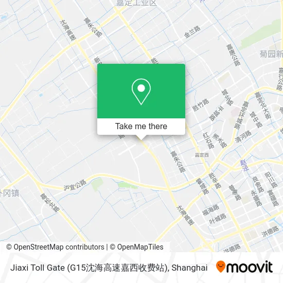 Jiaxi Toll Gate (G15沈海高速嘉西收费站) map