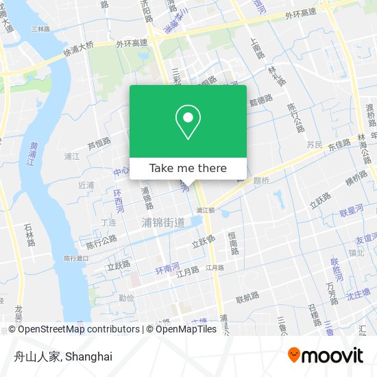 舟山人家 map