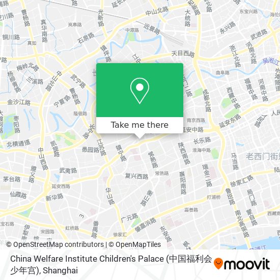 China Welfare Institute Children's Palace (中国福利会少年宫) map