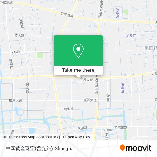 中国黄金珠宝(普光路) map